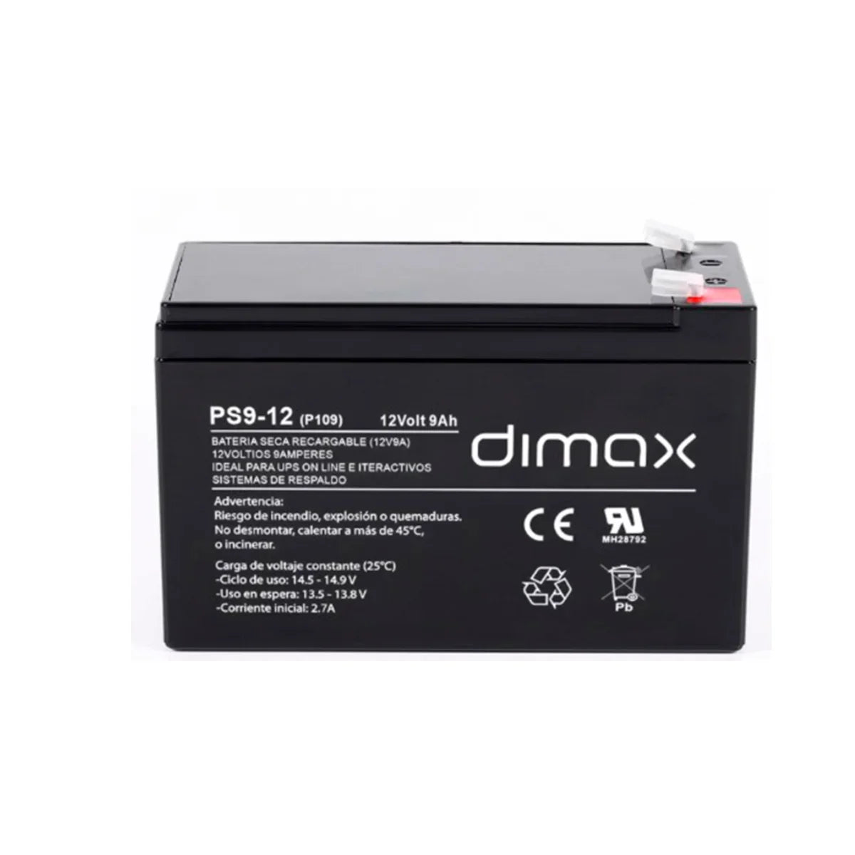 DIMAX BAT-12V9A Batería 12V 9A