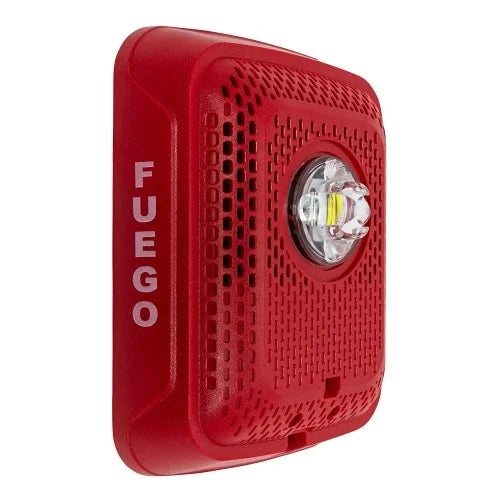 SYSTEM SENSOR SPSRLED parlante estroboscópico para sistemas de audio evac firelite