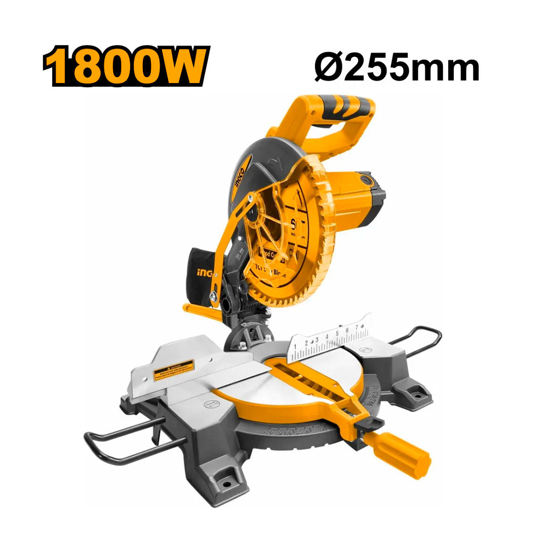 INGCO BMS18007 Sierra Ingletadora 1800W, 5500 rpm + accesorios