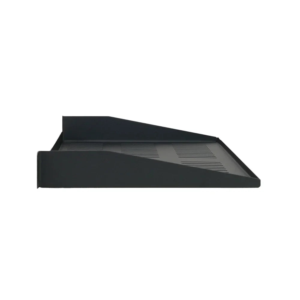 QUEST BV-1013 Bandeja 1-RU 19"x 265mm ventilada, soporta 8 Kgs.