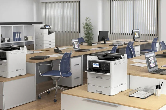 EPSON C11CG77301 - Multifuncional WorkForce Pro WF-C579R imprime escanea copia fax WiFi