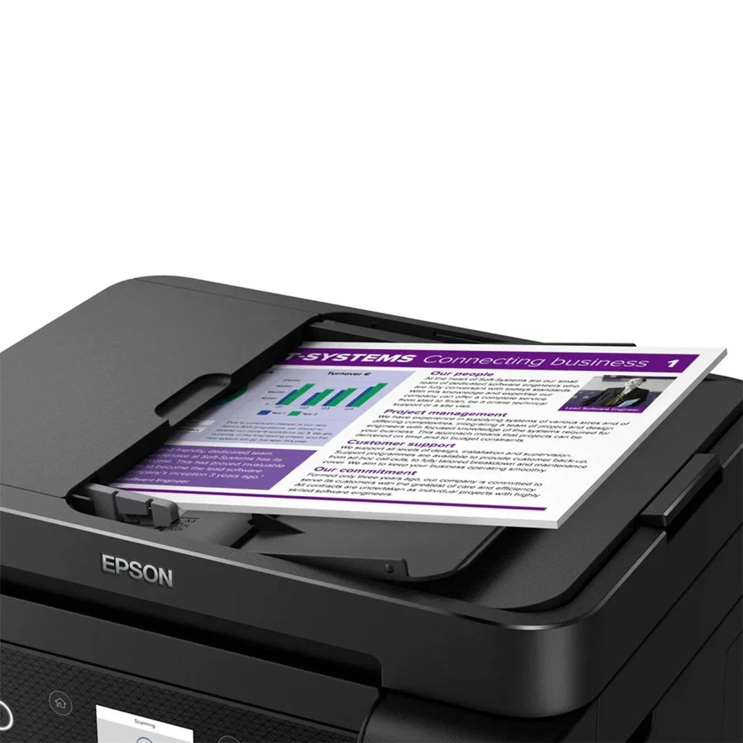 EPSON C11CJ61301 Impresora Multifuncional 3 en 1, ECOTANK L6270 Imprime, Escanea, Copia, conexión LAN y Wi-Fi (C11CJ61301)