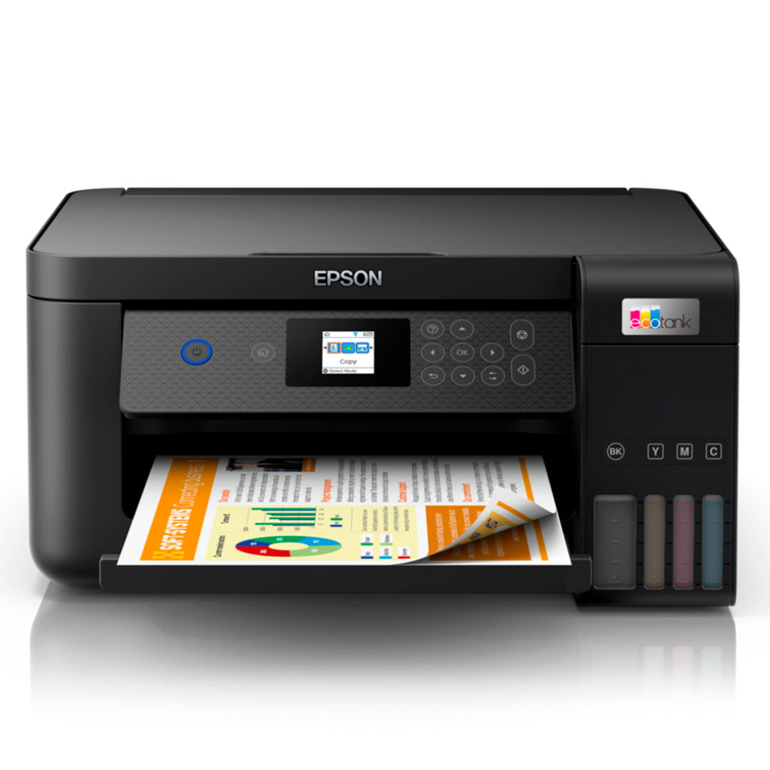 EPSON C11CJ63301 Impresora multifuncional ECOTANK L4260 WIFI USB Sistema continuo de tinta 3 en 1, copia imprime escanea, Impresión dúplex, amplia y reduce