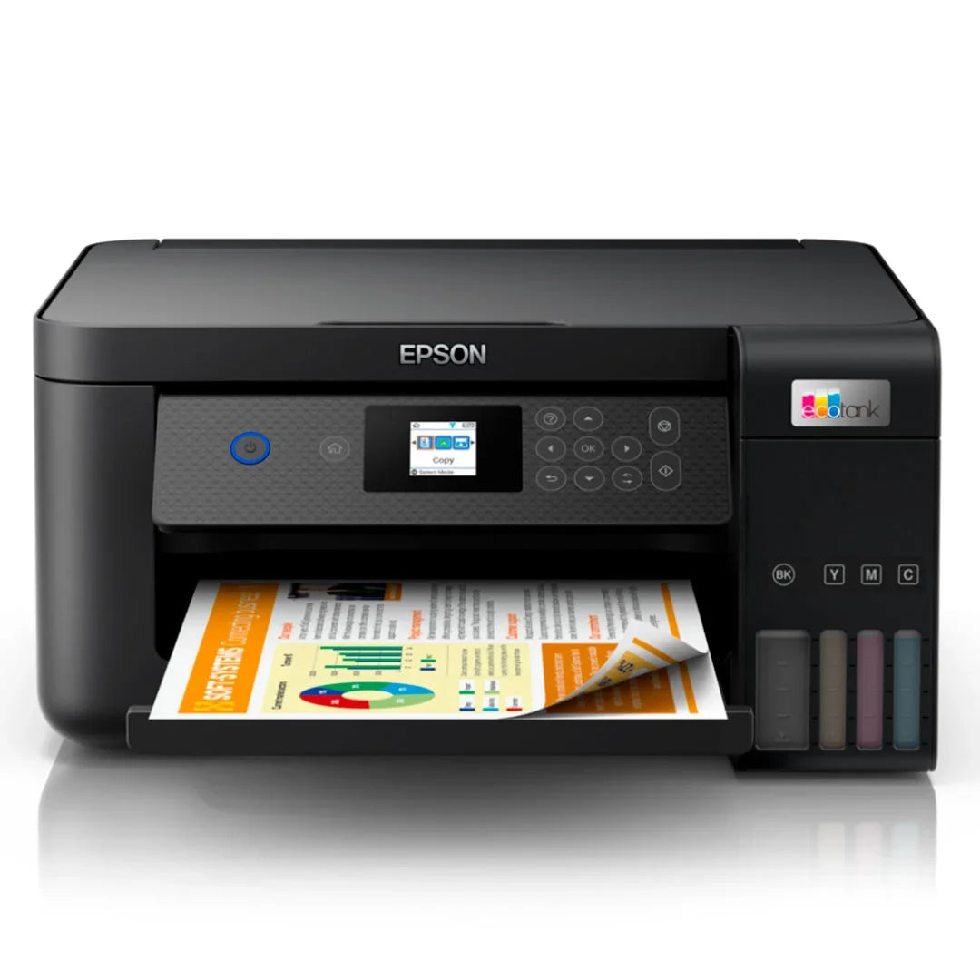 EPSON C11CJ63301 Impresora multifuncional ECOTANK L4260 WIFI USB Sistema continuo de tinta 3 en 1, copia imprime escanea, Impresión dúplex, amplia y reduce