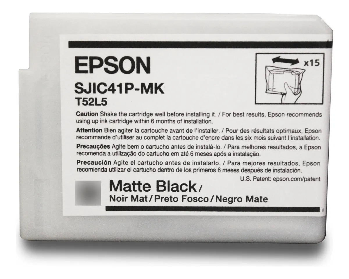 EPSON C13T52L520 Cartucho de Tinta Negra Mate para ColorWorks
