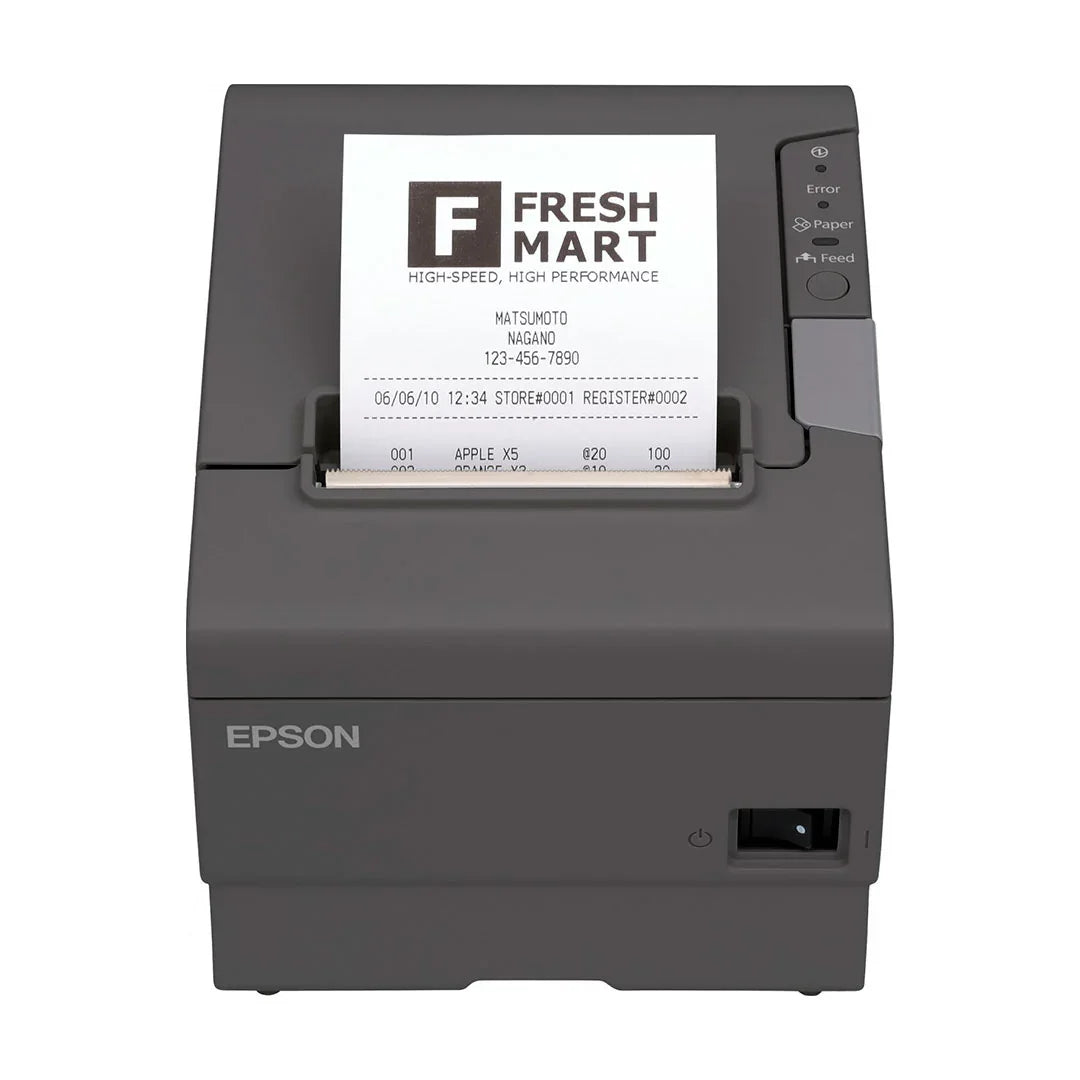 EPSON C31CA85084 - Impresora termica Epson TM-T88V velocidad de impresion 300 mm-seg color negro.