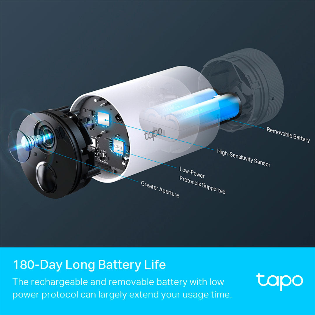 TP-LINK TAPO C400S2 Kit de Cámaras de Seguridad Inteligentes Sin Cable