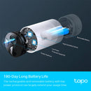 TP-LINK TAPO C400S2 Kit 2 Full HD 2MP Wireless Wifi Cameras with Battery. Includes TAPO H200