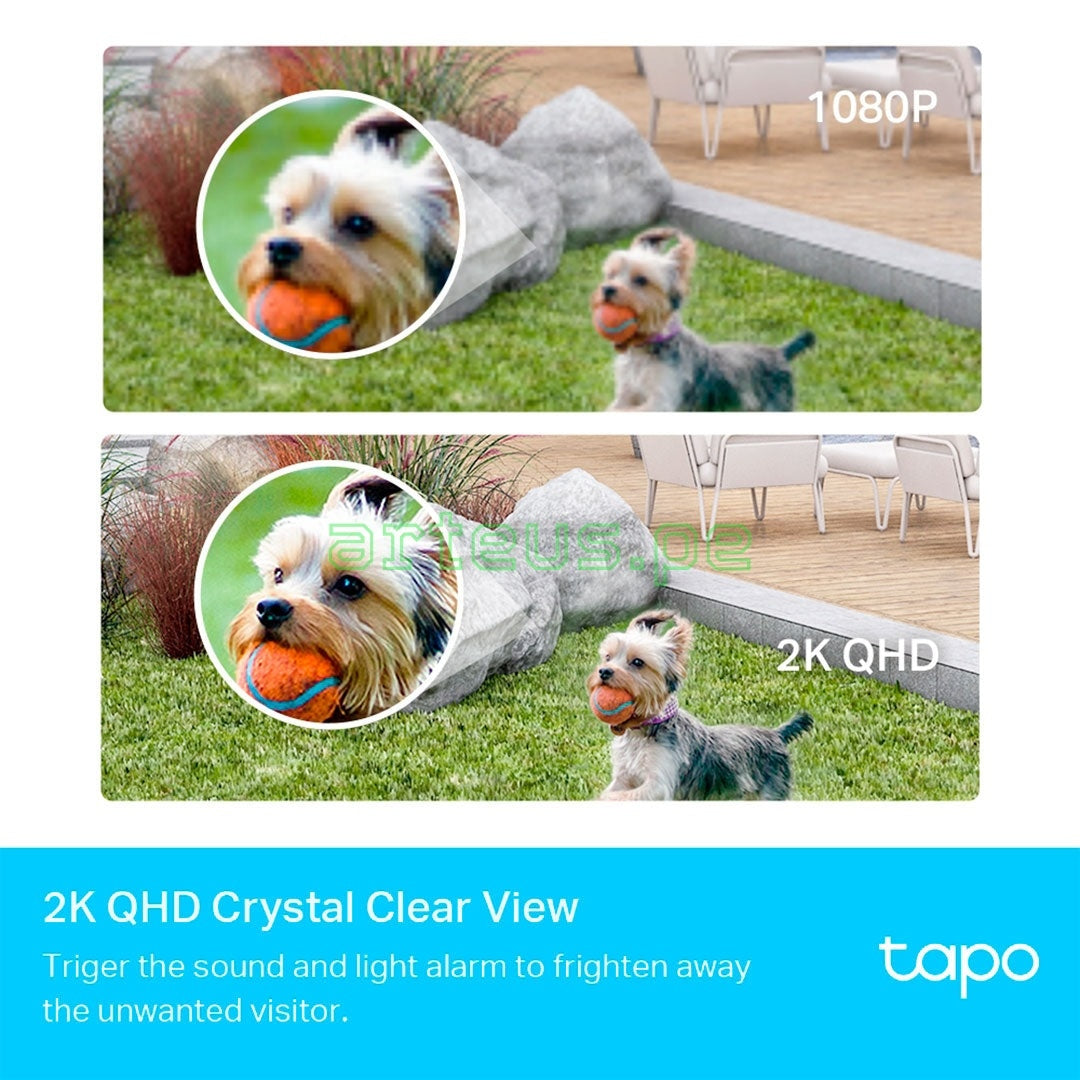TP-LINK TAPO C420S2 Kit 2 Cámaras WIFI 4MP H200 Batería