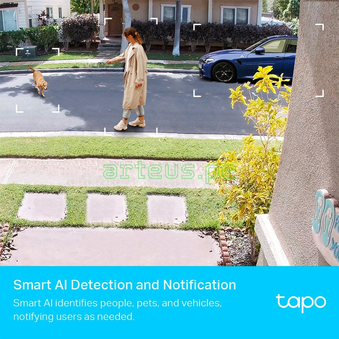 TP-LINK TAPO C420S2 Kit 2 Cámaras WIFI 4MP H200 Batería