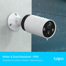 Kit 2 câmeras Wifi sem fio TP-LINK TAPO C420S2 com bateria QHD 2K. Inclui Tapo H200