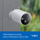 Câmera de segurança inteligente TP-LINK TAPO C425 Wifi 2K QHD, IP66, visão noturna