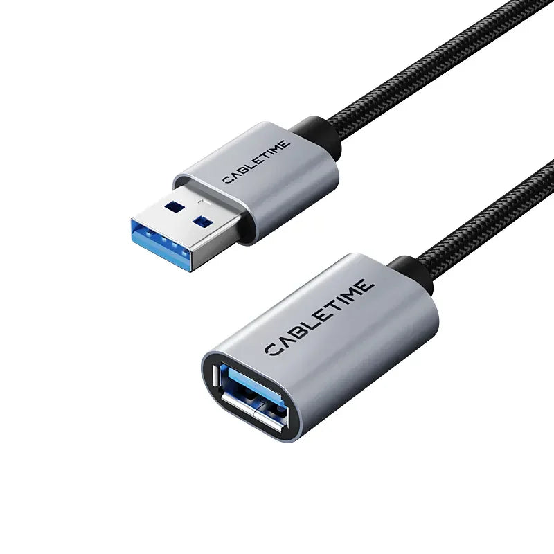 CABLETIME CA17N Cable de Extensión USB-A 3.0 3M CT-AMAF1-AG3