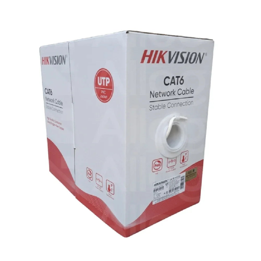 HIKVISION DS-1LN6-OUSPE Cable de Red UTP Cat6 Exterior Negro 305m