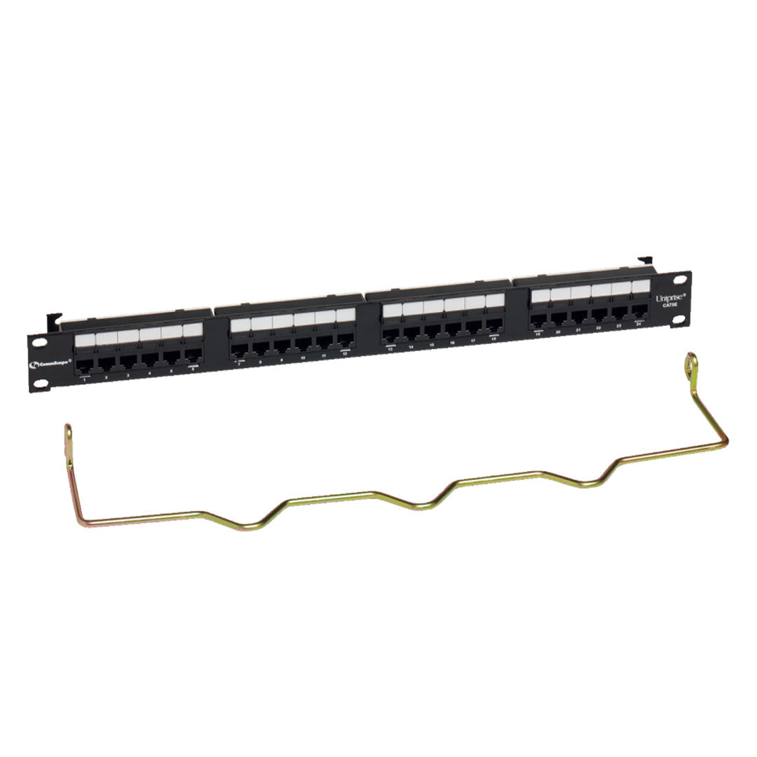 COMMSCOPE CC0057539/1 Patch Panel Uniprise 24 Puertos Cat5E UTP Cargado Serie M
