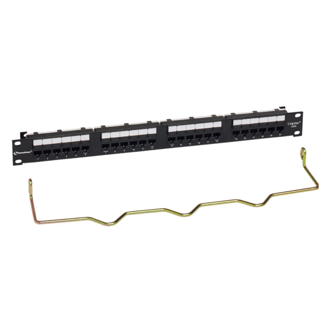 COMMSCOPE CC0057596/1 Patch Panel Uniprise 24 Puertos Cat6 UTP Cargado Serie M