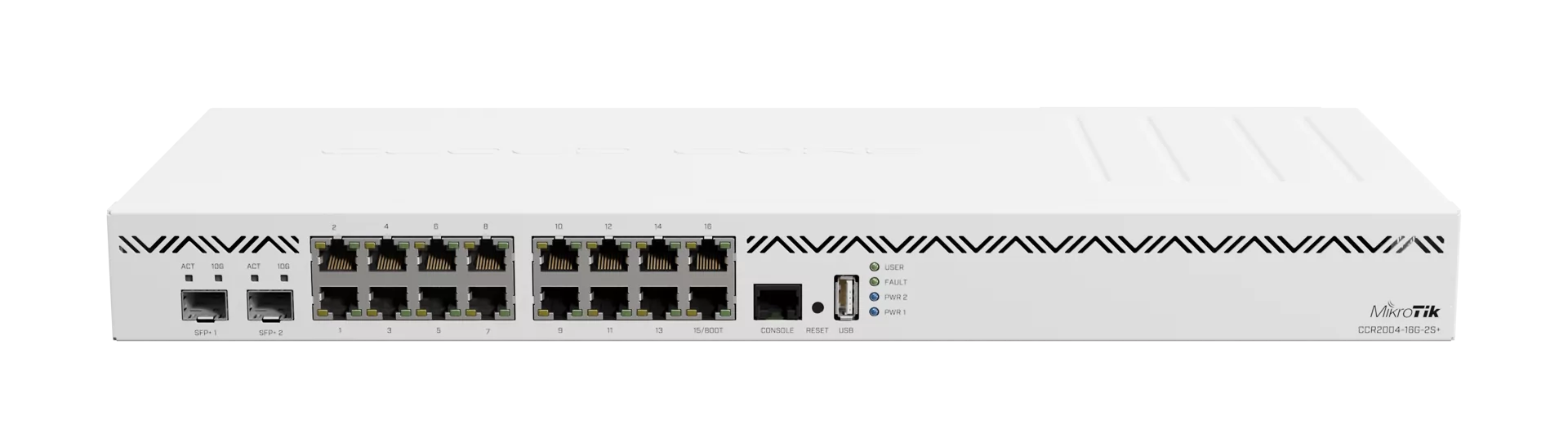 MIKROTIK CCR2004-16G-2S+ Router 16 Puertos Gigabit Cloud Core 2SFP+ ARM 1.7Ghz 4GB