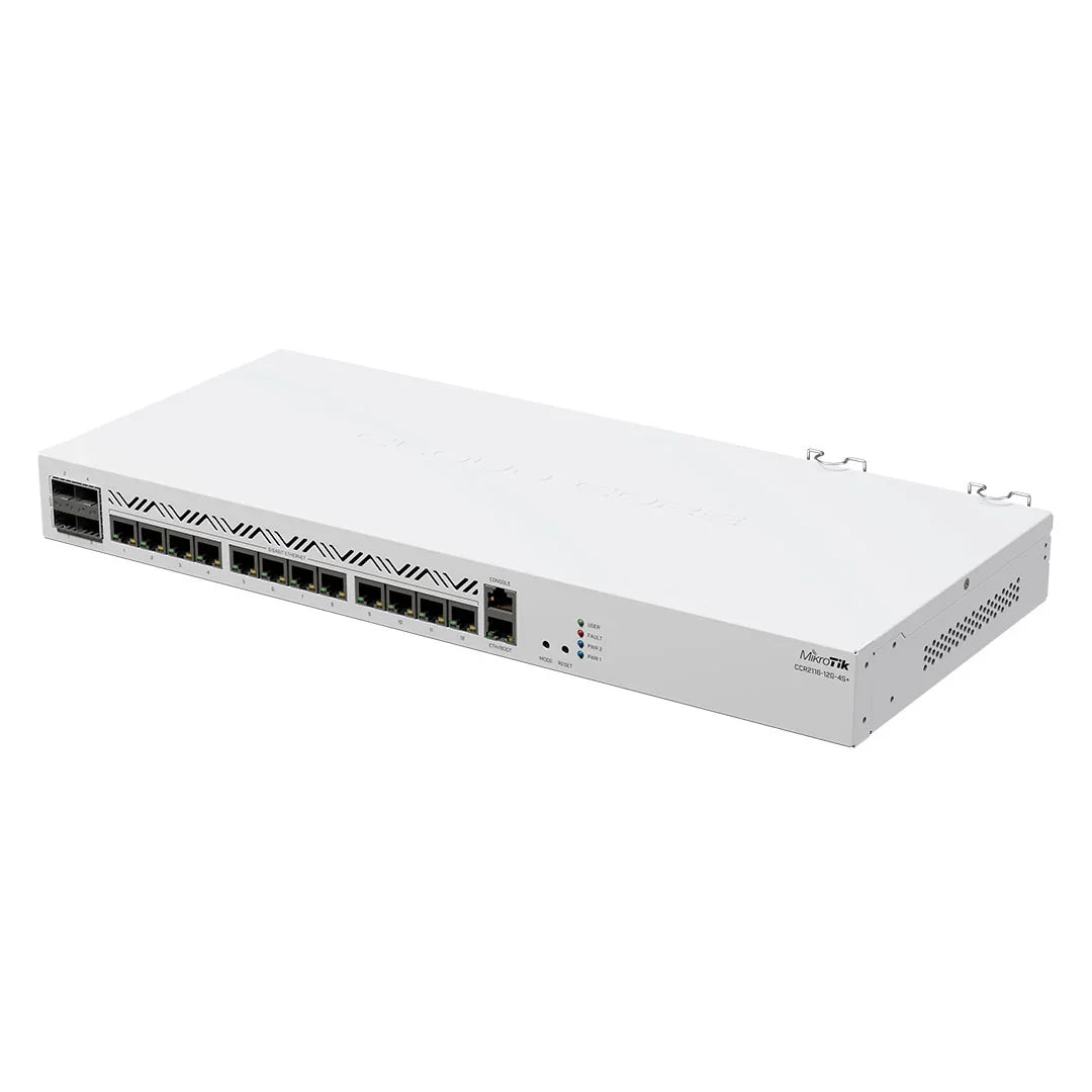 MIKROTIK CCR2116-12G-4S+ Router 12 puertos Gigabit RJ45 y 4 SFP+ 36 Core 16Gb