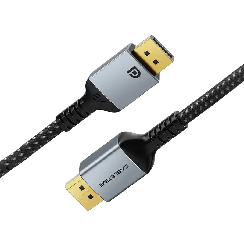 CABLETIME CD11L Cable DisplayPort 1.4 8k 60Hz CT-DP8K-AG2
