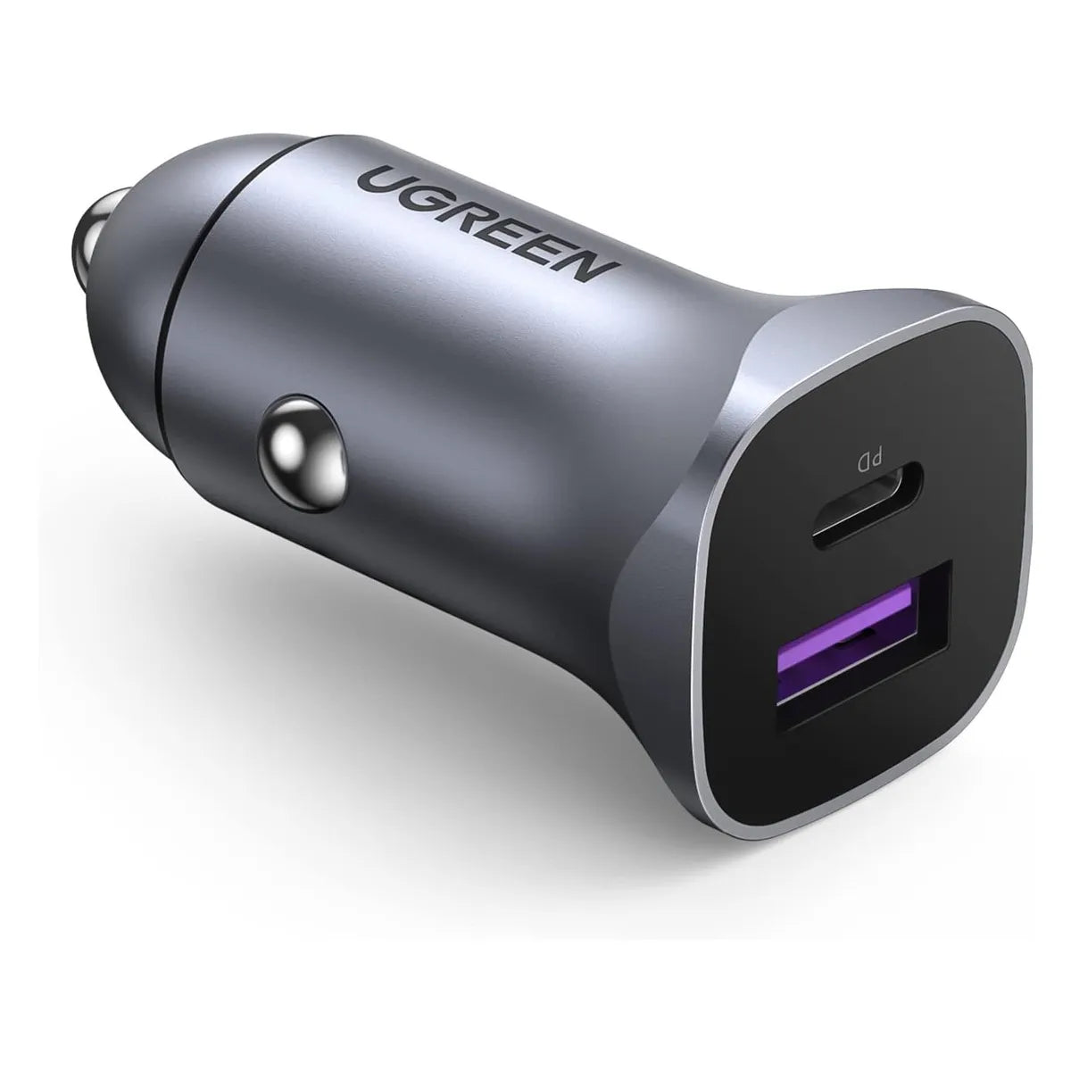 UGREEN CD130 40858 Cargador de Coche USB-C 30W 2 Puertos