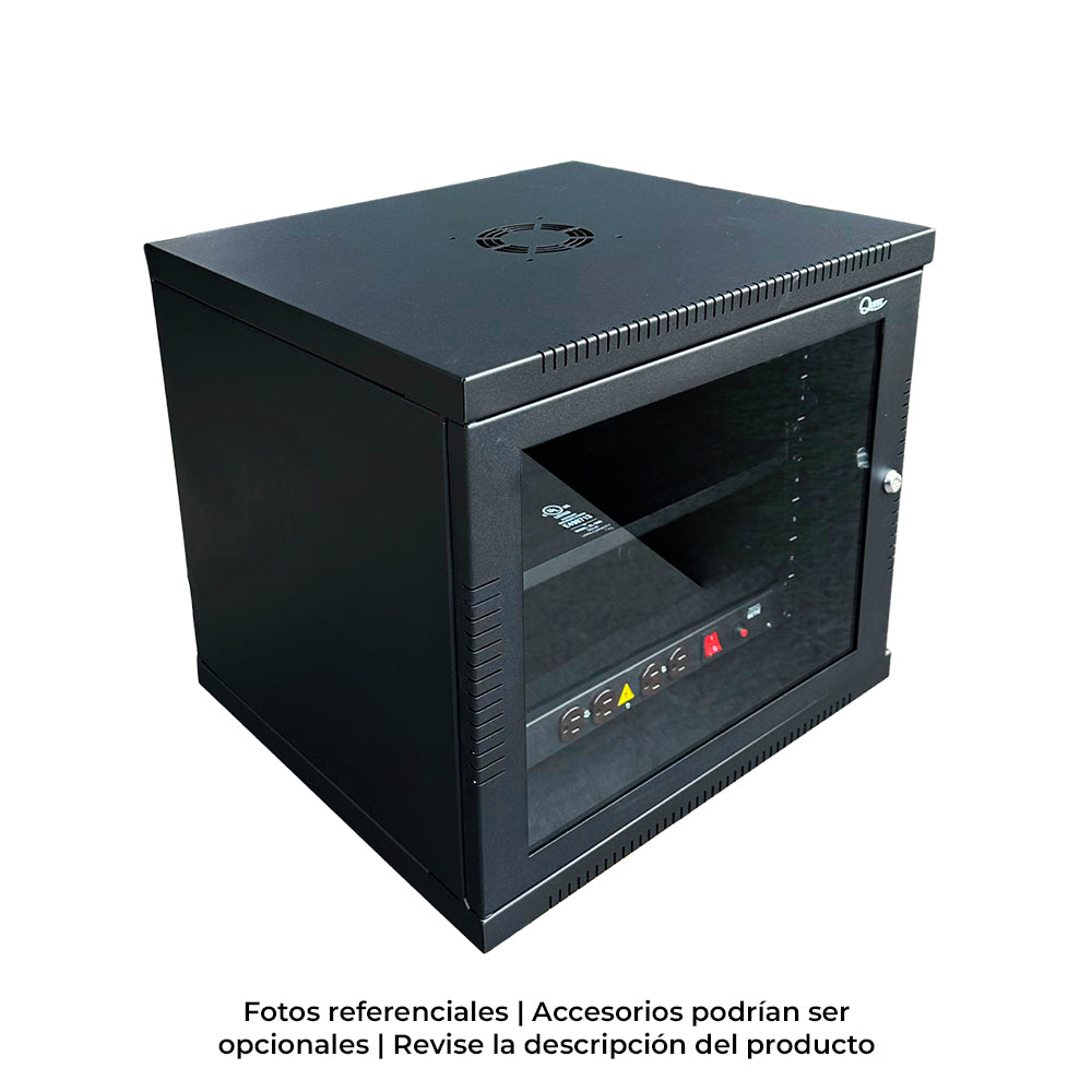 QUEST CGC-2887 Gabinete de Pared Compacto 5-RU 51 x 45cm