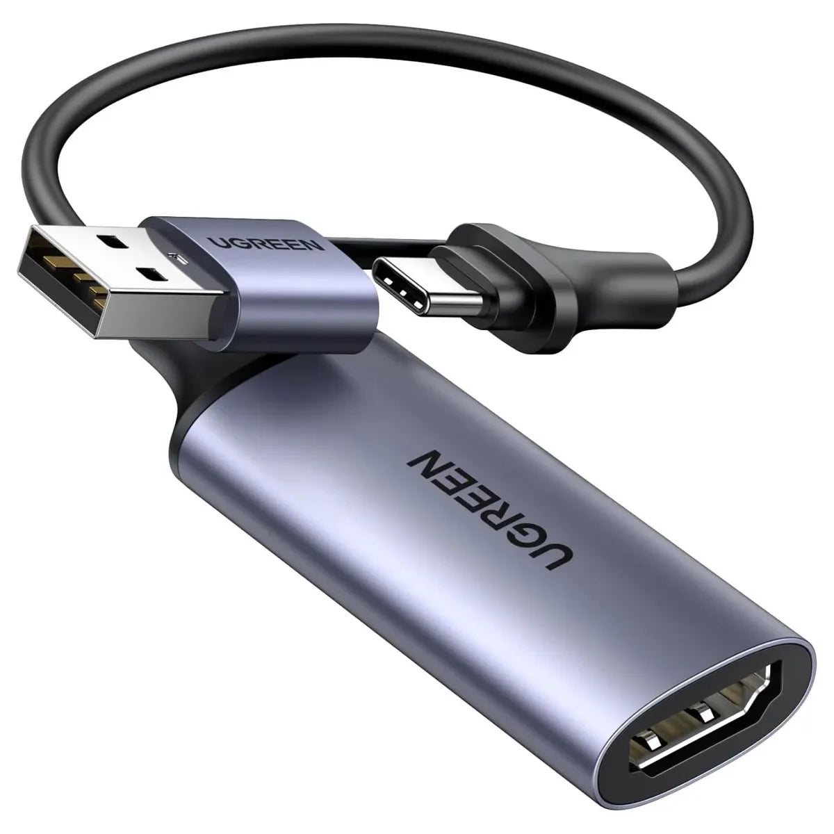 UGREEN CM489 40189 Capturador de Video USB-A/USB-C a HDMI