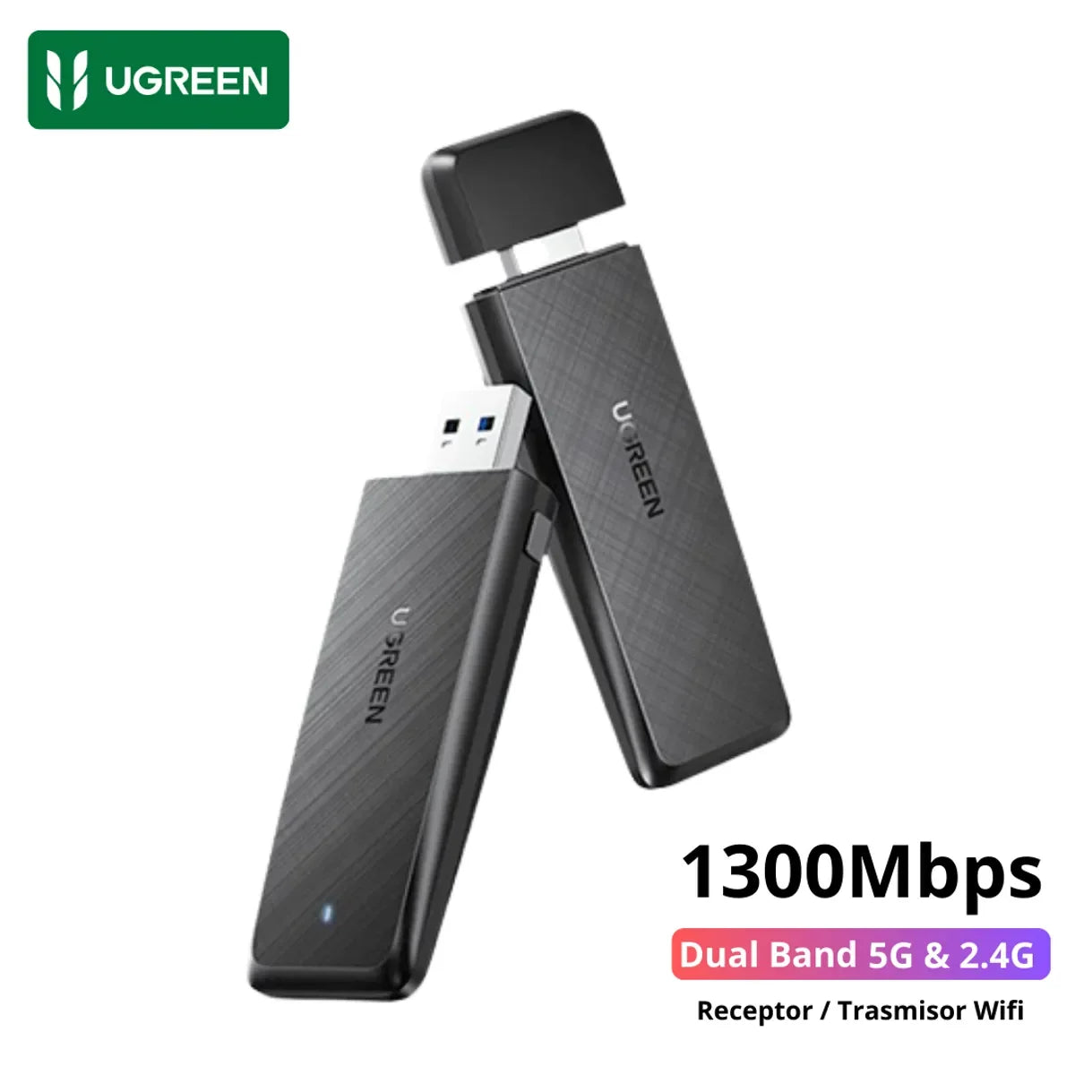 UGREEN CM492 50340 Adaptador USB WI-FI AC1300