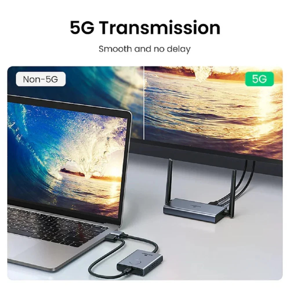 UGREEN CM506 50633A Extensor Inalámbrico HDMI Receptor/Transmisor 50m