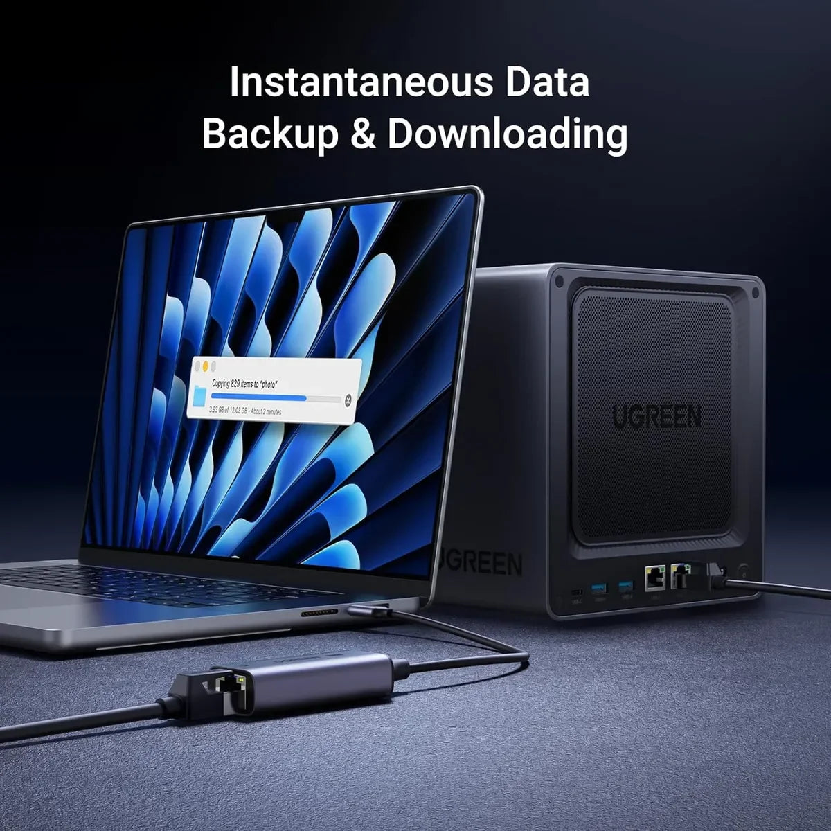 UGREEN CM648 25052 Adaptador USB-C Ethernet 2.5G Giga RJ45