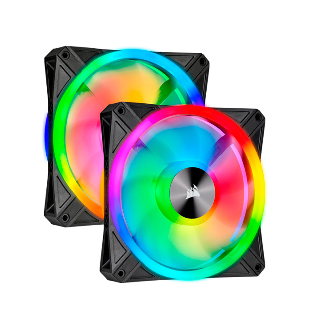 CORSAIR iCUE QL140 RGB Cooler LED para CPU 140mm 2-Pack