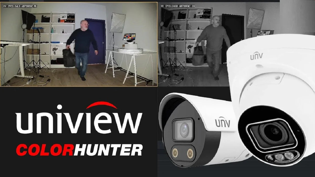 UNIVIEW UAC-T125-AF28M-W Cámara de seguridad COLORHUNTER TVI 3K 5MP 2.8mm audio