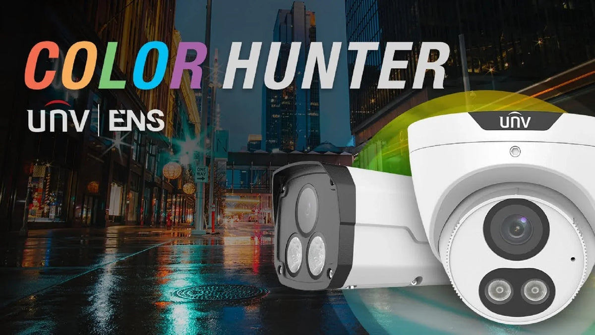 UNIVIEW UAC-T125-AF28M-W Cámara de seguridad COLORHUNTER TVI 3K 5MP 2.8mm audio