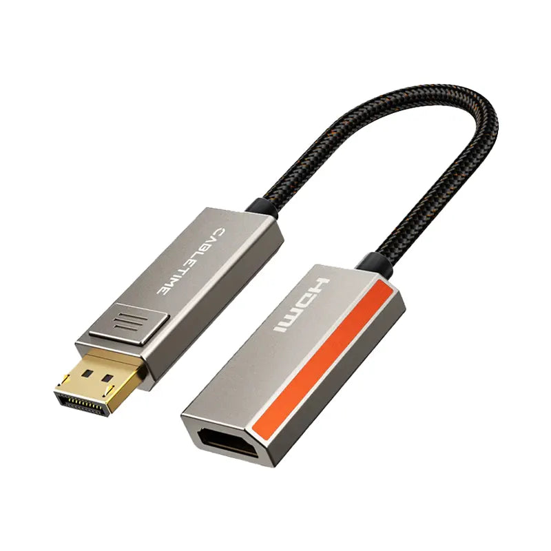 CABLETIME CP80A Adaptador DisplayPort Macho a HDMI 8K 60Hz Hembra CT-DMHF8K-ZG