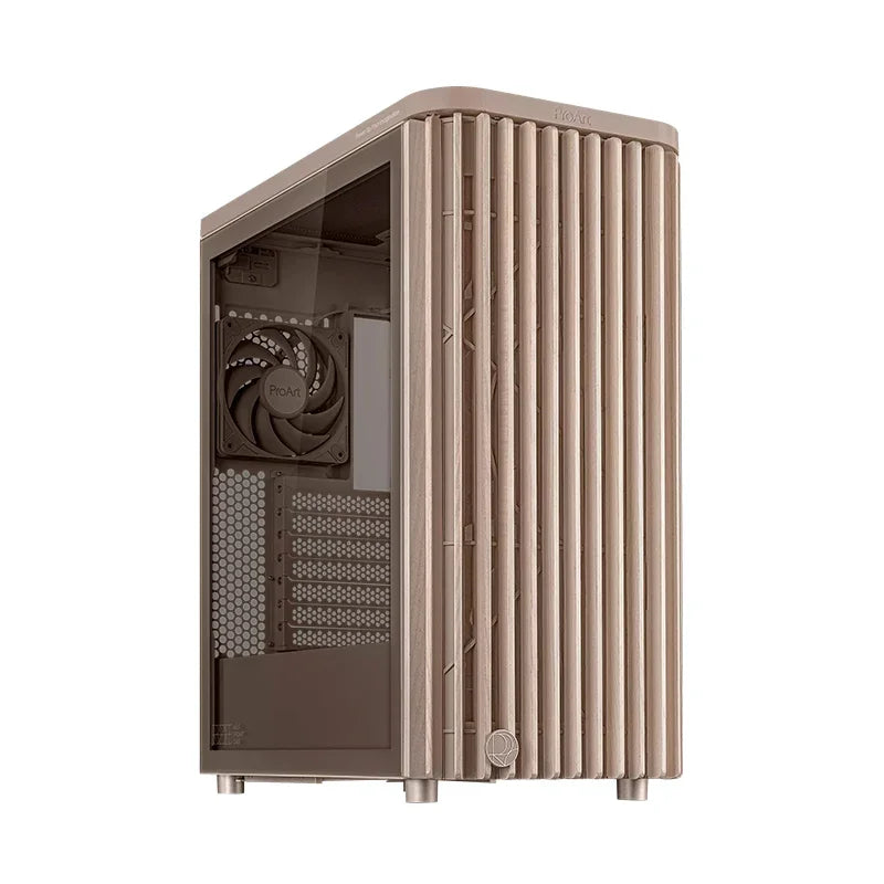 ASUS ProArt PA401 Edición Madera Beige Case ATX Vidrio Templado