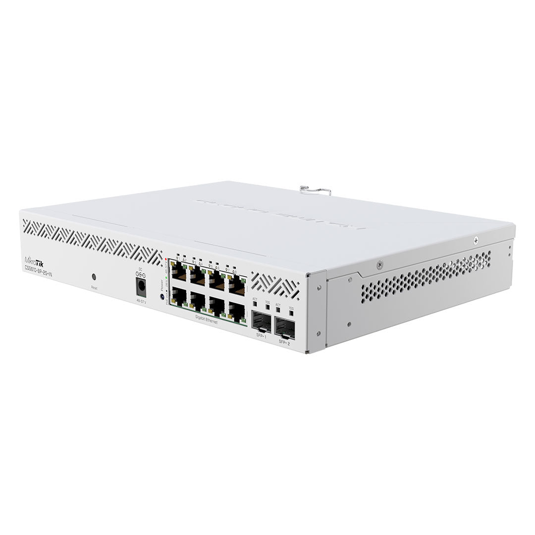 MIKROTIK CSS610-8P-2S+IN Switch 8 Puertos Gigabit PoE de Salida Y 2 Puertos SFP+ de 10 Gigabit