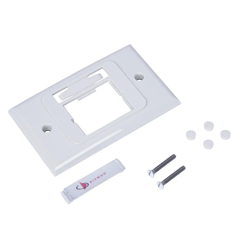 SIEMON CT2-HFPA-02 Placa Multimedia Horizontal 1 Modulo (Requiere módulo CTE-MXA-**-02)