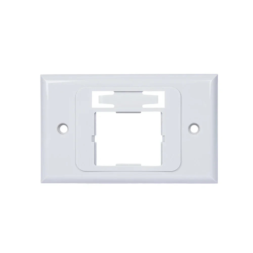 SIEMON CT2-HFPA-02 Placa Multimedia Horizontal 1 Modulo (Requiere módulo CTE-MXA-**-02)