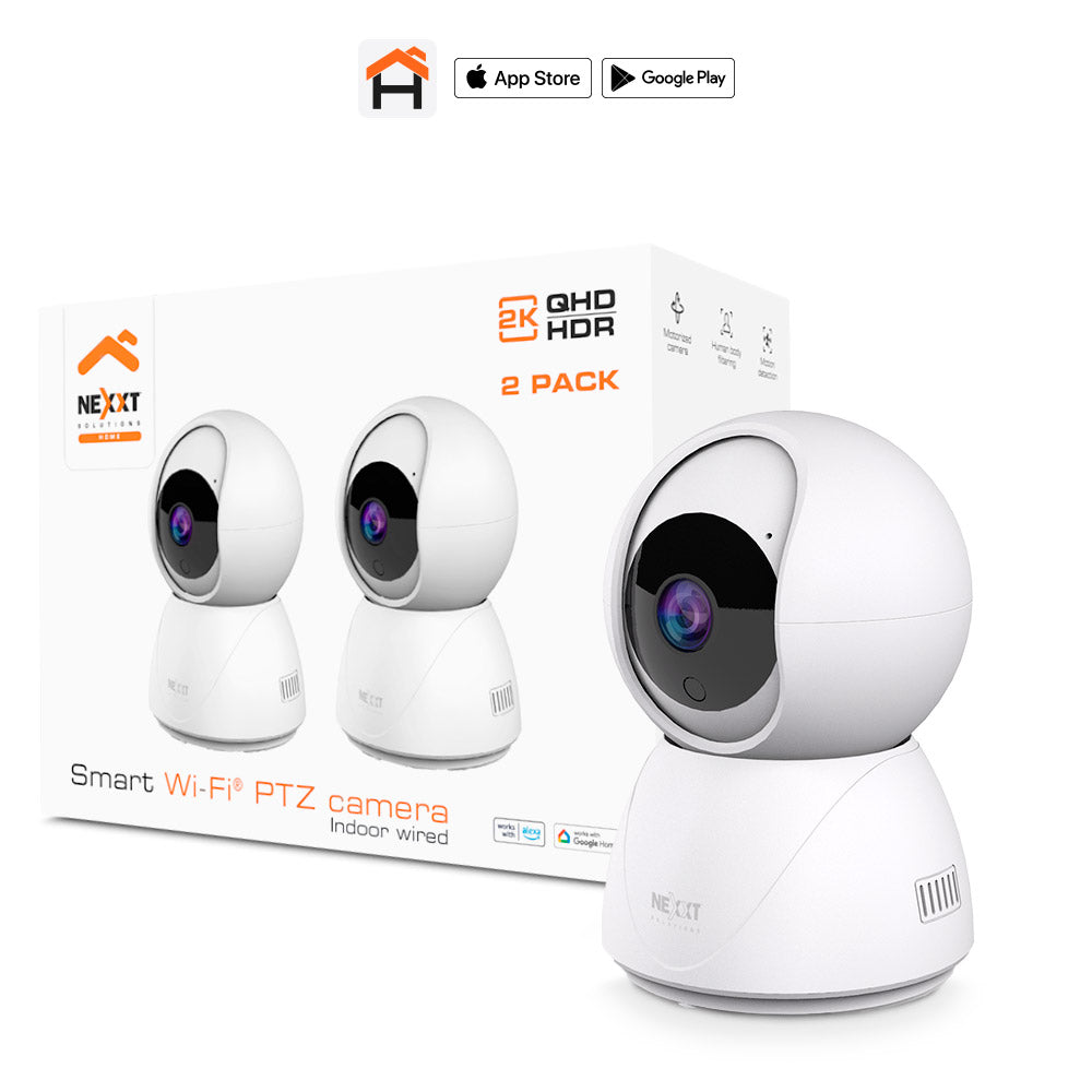NEXXT SOLUTIONS NHC-IP11 2PK Cámara de Seguridad WIFI 3MP 360° 2-PACK