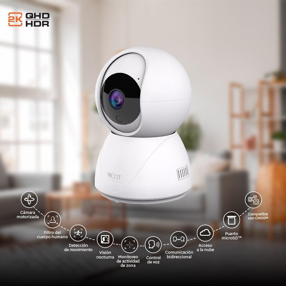 NEXXT SOLUTIONS NHC-IP11 2PK Cámara de Seguridad WIFI 3MP 360° 2-PACK