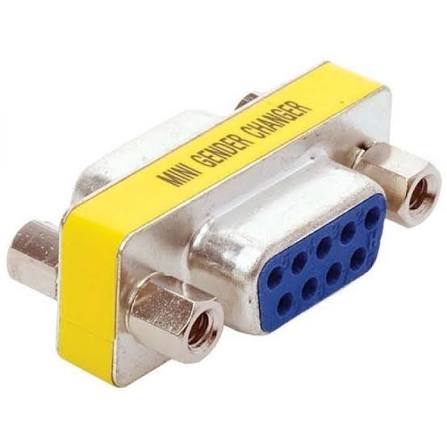 DB9-H Adaptador Union DB9 Hembra Para Serial RS232 RS485
