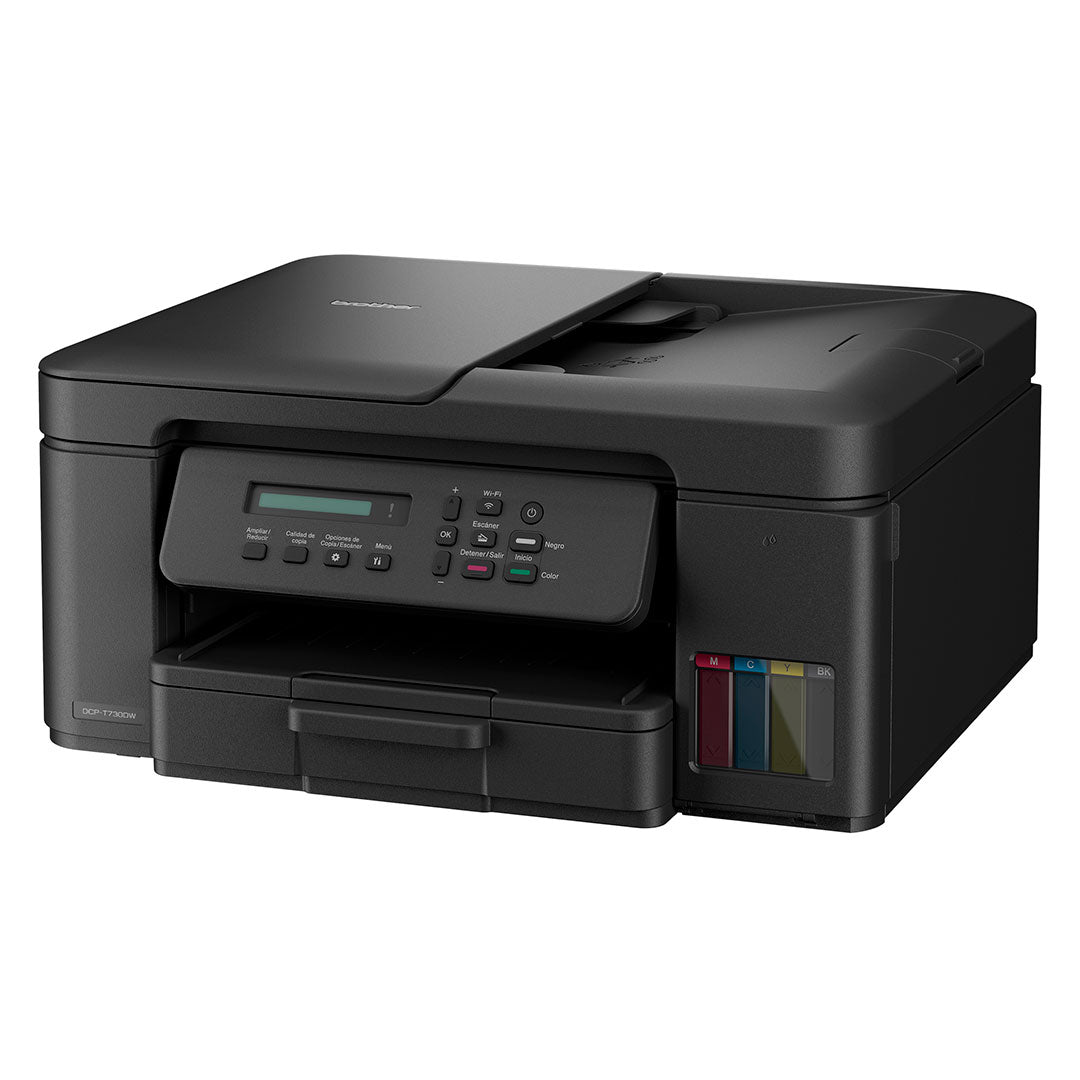 BROTHER DCP-T730DW Impresora Multifuncional de tinta continua a color, recargable, WIFI, ADF, DUPLEX