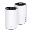 Sistema WiFi Mesh 6 para toda a casa TP-LINK DECO X68 (pacote com 2) AX3600 Tri-Band AI. Controle de voz Alexa. Pacote x 2