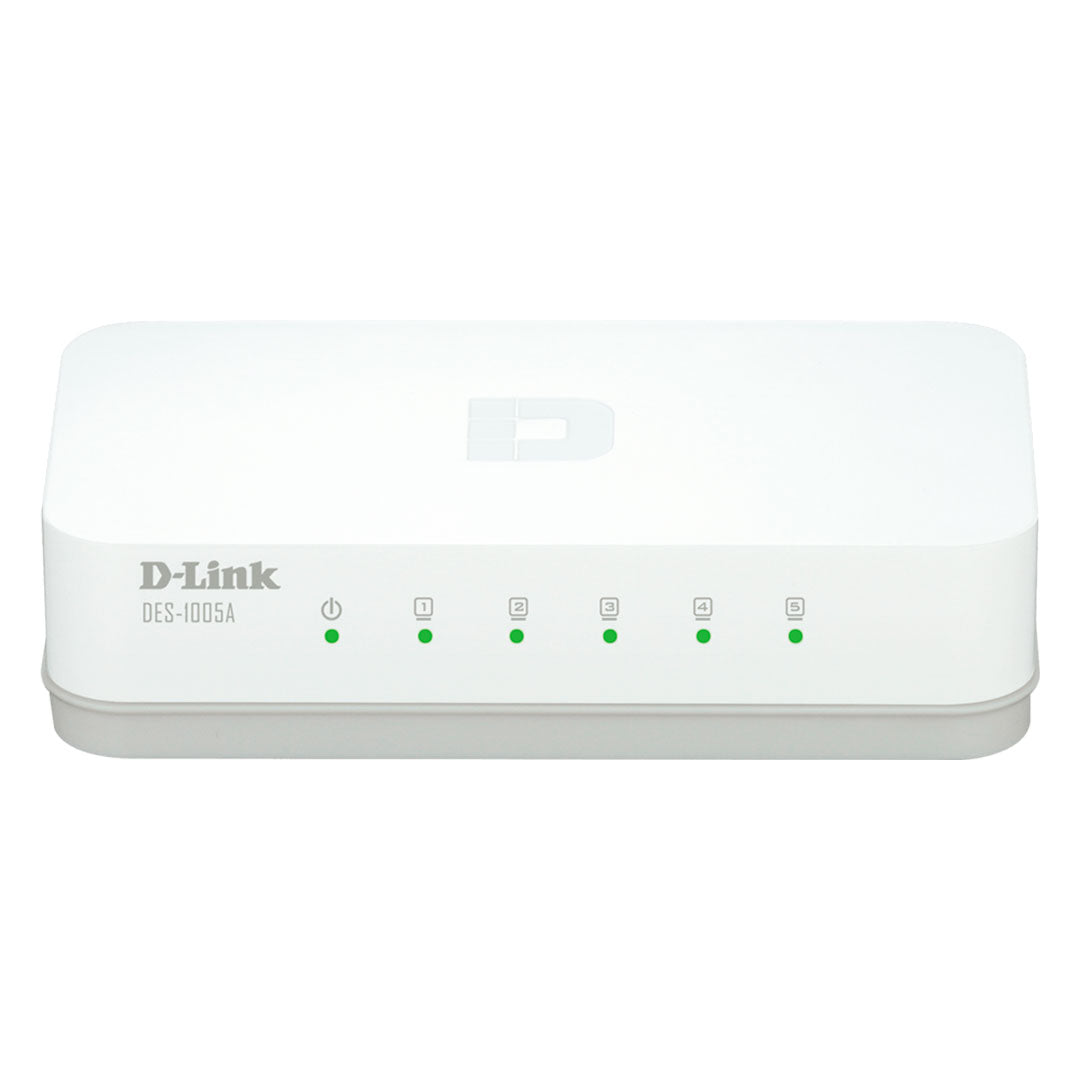 D-LINK DES-1005A Switch no administrable 5 puertos RJ45 10/100 Mbps fast Ethernet