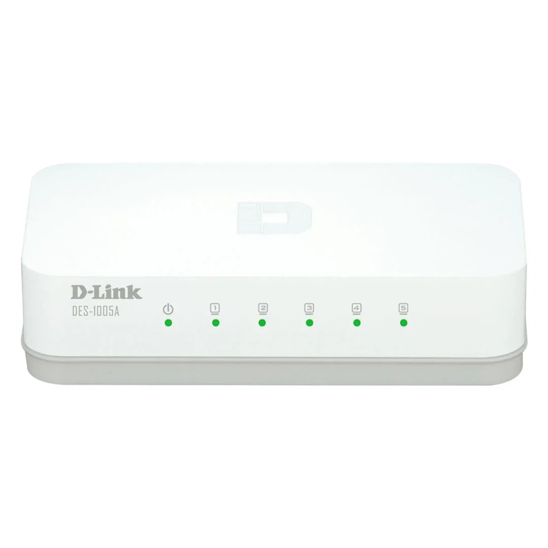 D-LINK DES-1005A Switch no administrable 5 puertos RJ45 10/100 Mbps fast Ethernet