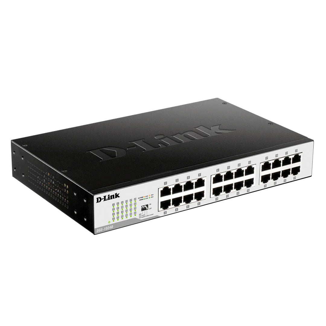 D-LINK DES-1024C - SWITCH NO ADMINISTRABLE 24 PUERTOS LAN de 10/100 Mbps