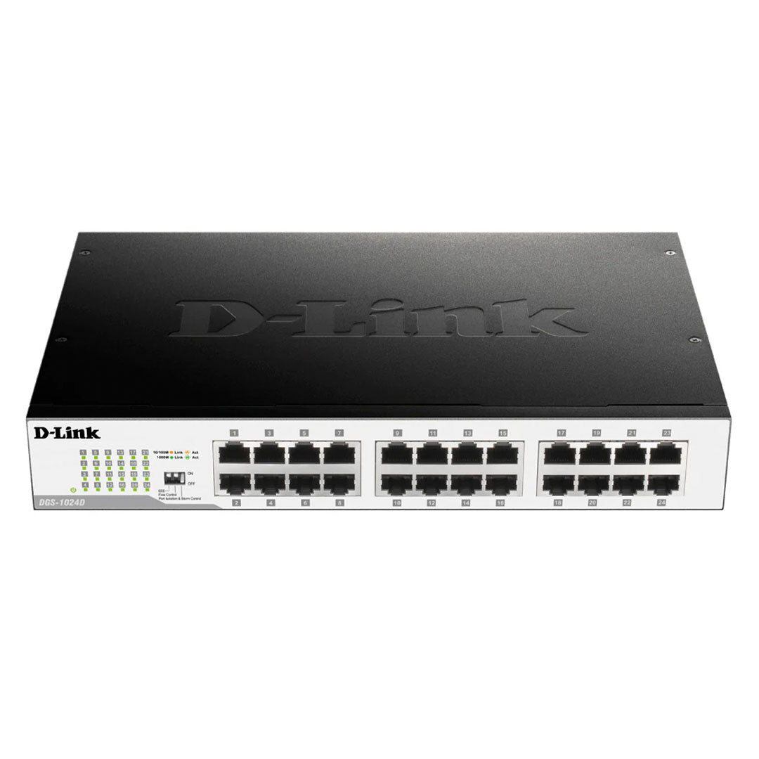 D-LINK DES-1024C - SWITCH NO ADMINISTRABLE 24 PUERTOS LAN de 10/100 Mbps