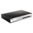 Switch D-LINK DGS-1008MP 8 portas RJ45 10/100/1000 Mbps PoE