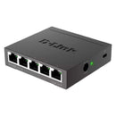D-LINK DGS-105 - Switch Gigabit RJ-45 de 5 portas, 10/100/1000 Mbps