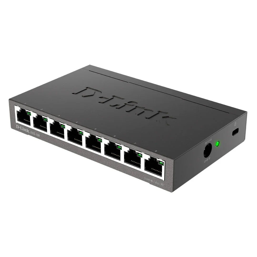 D-LINK DGS-108 Switch 8 puertos Gigabit Plug&Play