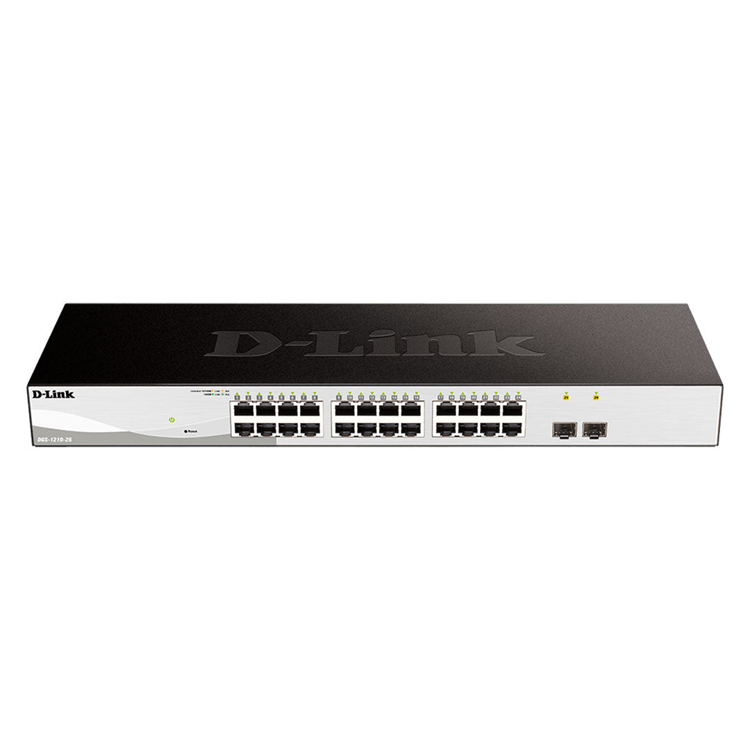 D-LINK DGS-1210-26 Switch Smart Administrable 24 Puertos Gigabit 2SFP Gb